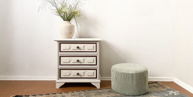 Die Kommode nach dem Upcycling.