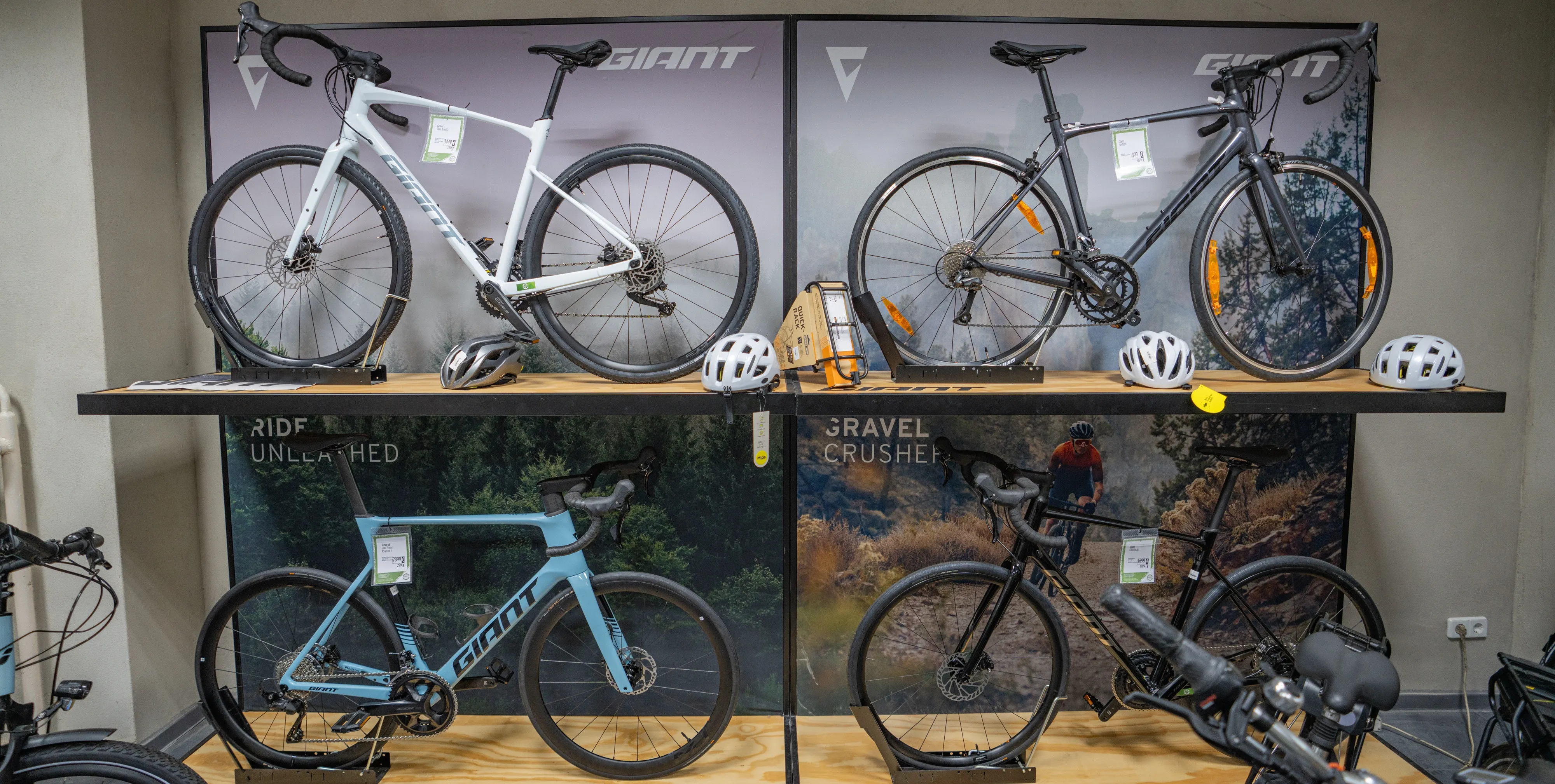 Gravel-Bike-Angebot in der Radwelt Berlin Pankow