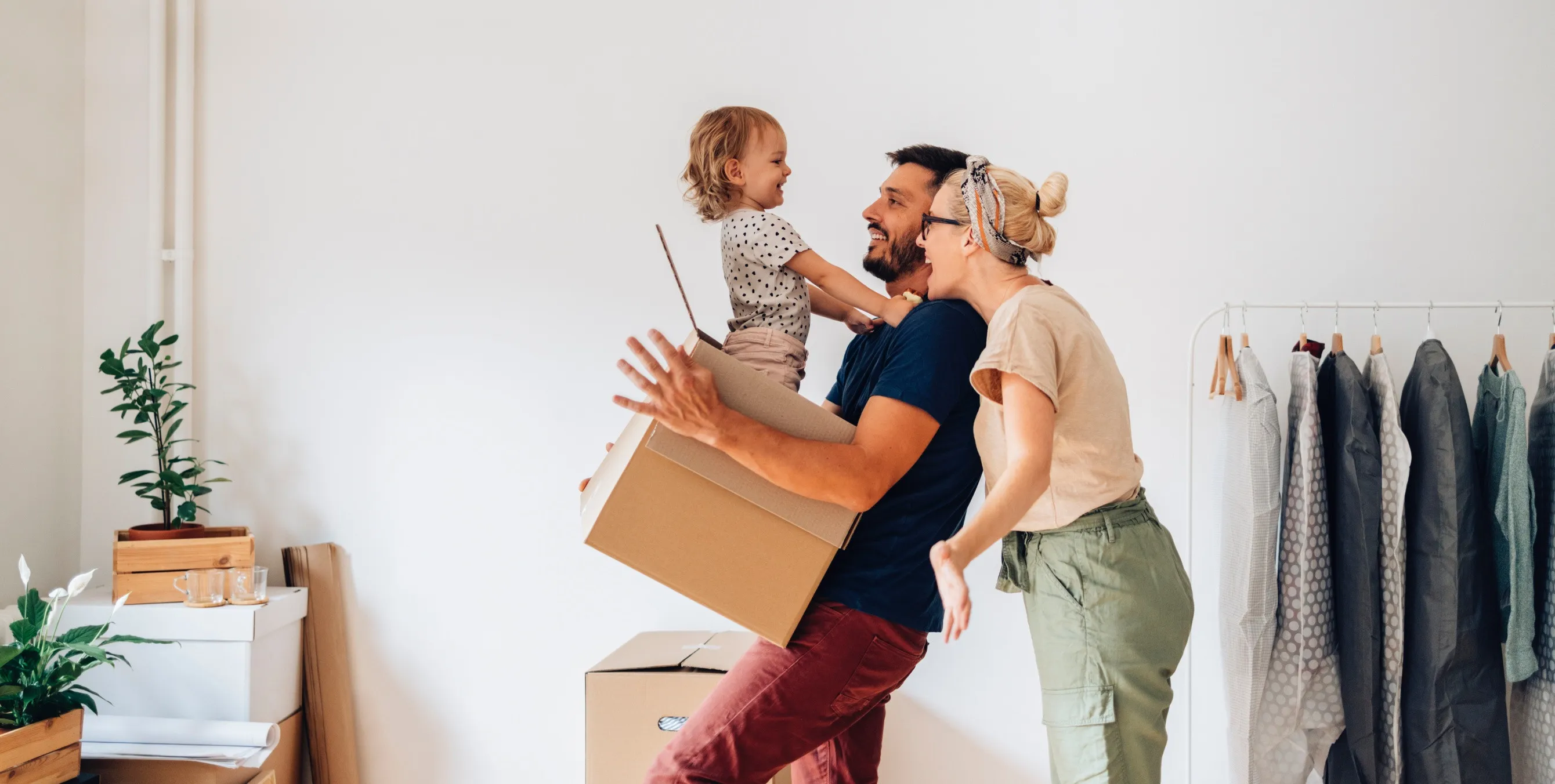 Gewobag Familie bezieht Wohnung nach Tausch